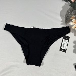 NWT Tavik [ Medium ] Ali Moderate Bikini Bottom in Textured Amalfi Black‎
